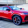 Lamborghini urus hire in red